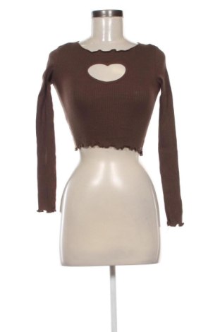 Damen Shirt Pull&Bear, Größe XS, Farbe Braun, Preis 5,72 €, #137171363