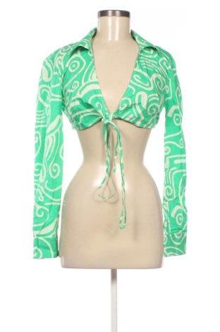 Дамска блуза Zara, Размер S, Цвят Зелен, Цена 30,16 €, #137182380
