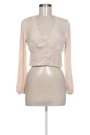 Damen Shirt Stradivarius, Größe M, Farbe Beige, Preis 5,99 €, #137184769