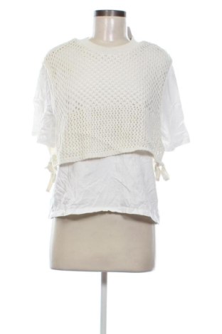 Дамска блуза Zara, Размер L, Цвят Екрю, Цена 12,27 €, #137200376