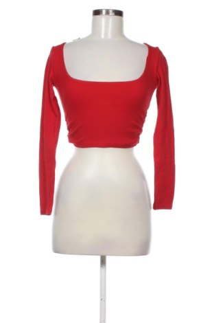Dámská halenka Bershka, Velikost XS, Barva Červená, Cena  139,00 Kč, #137208664