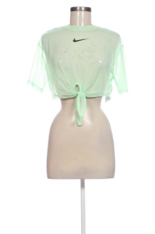 Дамска блуза Nike, Размер S, Цвят Зелен, Цена 23,00 €, #137213926