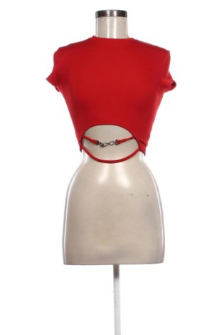 Дамска блуза Bershka, Размер S, Цвят Червен, Цена 7,00 €, #137219498
