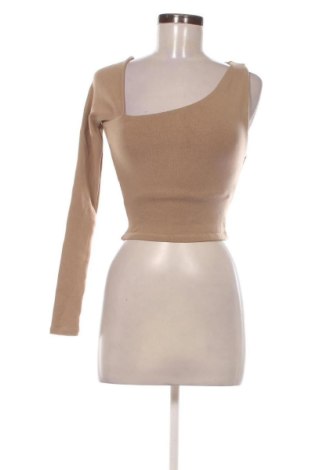 Дамска блуза Zara, Размер S, Цвят Бежов, Цена 13,00 €, #137248244