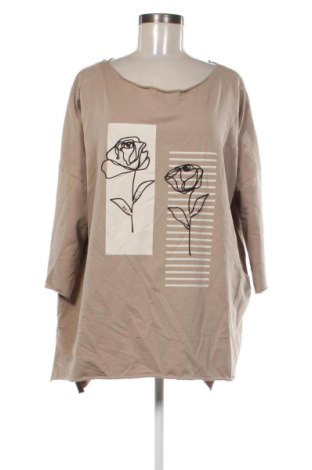 Дамска блуза Unbranded, Размер 3XL, Цвят Бежов, Цена 16,00 €, #137177653