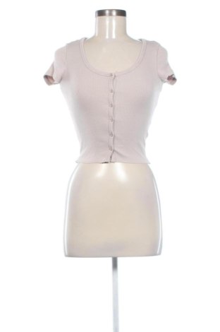 Bluzka damska Gina Tricot, Rozmiar XS, Kolor Popielaty róż, Cena 34,63 zł, #137192395
