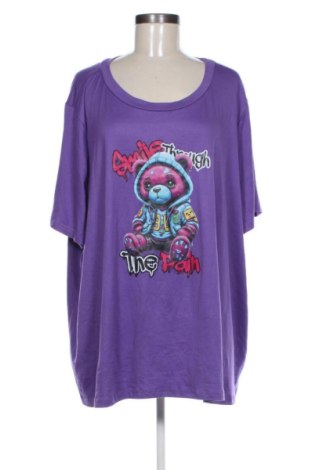 Damen Shirt SHEIN, Größe 5XL, Farbe Lila, Preis € 18,46, #137232275