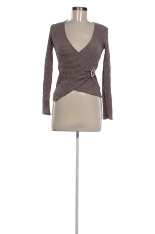 Дамска блуза Pull&Bear, Размер XS, Цвят Кафяв, Цена 18,48 €, #137235510