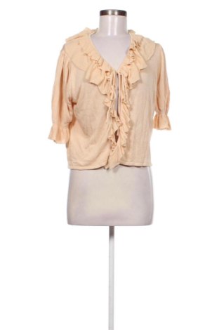 Cardigan de damă Zara, Mărime M, Culoare Bej, Preț 152,22 Lei, #137211687