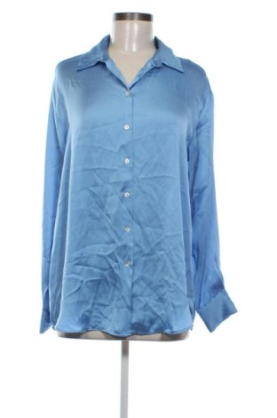 Дамска риза Zara, Размер M, Цвят Син, Цена 11,75 €, #136984661