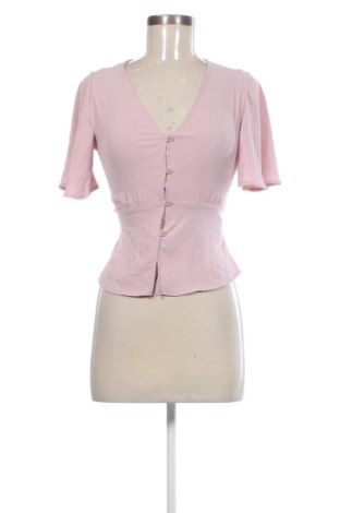 Cămașă de femei Bershka, Mărime XS, Culoare Roz, Preț 36,99 Lei, #137180060
