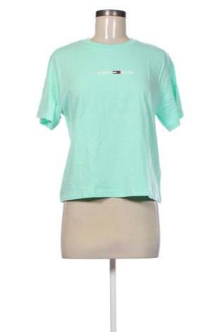 Tricou de femei Tommy Jeans, Mărime M, Culoare Verde, Preț 94,99 Lei, #136875191