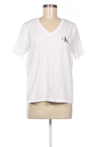 Damen T-Shirt Calvin Klein Jeans, Größe M, Farbe Weiß, Preis € 39,99, #137109965
