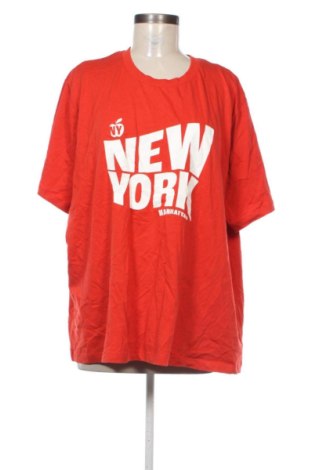 Damen T-Shirt ASOS, Größe 4XL, Farbe Rot, Preis 9,99 €, #137143543