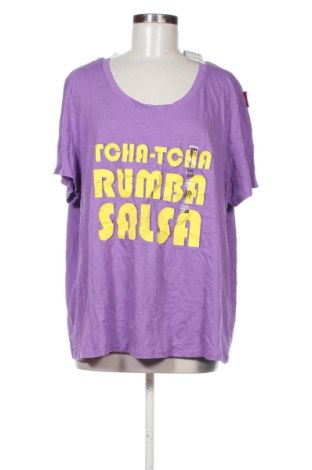Damski T-shirt Kiabi, Rozmiar XXL, Kolor Fioletowy, Cena 64,99 zł, #137149553