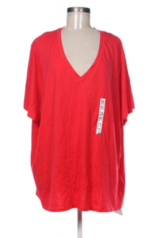 Dámské tričko Kiabi, Velikost 4XL, Barva Červená, Cena  249,00 Kč, #137151145