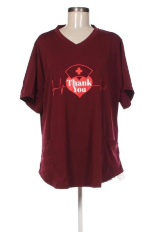 Tricou de femei Unbranded, Mărime 4XL, Culoare Roșu, Preț 73,99 Lei, #137159685
