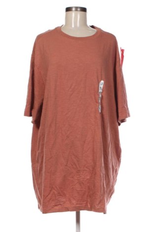 Γυναικείο t-shirt Kiabi, Μέγεθος 4XL, Χρώμα Σάπιο μήλο, Τιμή 14,99 €, #137162395
