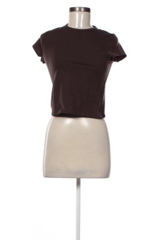 Damski T-shirt H&M, Rozmiar S, Kolor Brązowy, Cena 48,99 zł, #137162655