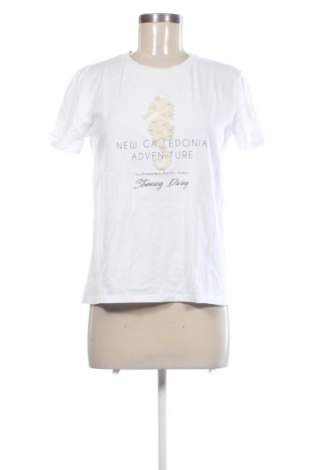 Γυναικείο t-shirt Zara, Μέγεθος M, Χρώμα Λευκό, Τιμή 8,99 €, #137167395