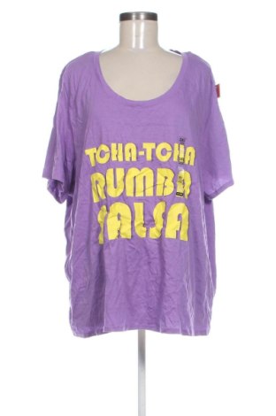 Damski T-shirt Kiabi, Rozmiar 3XL, Kolor Fioletowy, Cena 41,99 zł, #137168435