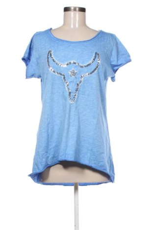 Γυναικείο t-shirt Zabaione, Μέγεθος M, Χρώμα Μπλέ, Τιμή 12,05 €, #137168571