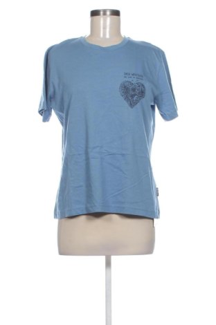 Γυναικείο t-shirt Jack Wolfskin, Μέγεθος L, Χρώμα Μπλέ, Τιμή 17,99 €, #137170157