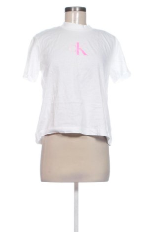 Damen T-Shirt Calvin Klein Jeans, Größe L, Farbe Weiß, Preis 23,99 €, #137174159