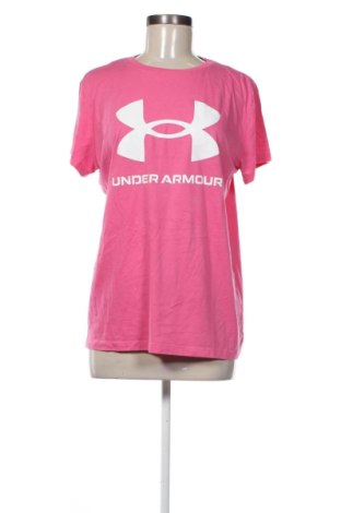 Дамска тениска Under Armour, Размер L, Цвят Розов, Цена 17,38 €, #137176546