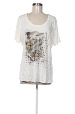 Γυναικείο t-shirt Monari, Μέγεθος XL, Χρώμα Εκρού, Τιμή 16,99 €, #137183552
