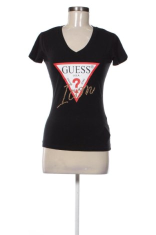 Γυναικείο t-shirt Guess, Μέγεθος S, Χρώμα Μαύρο, Τιμή 22,99 €, #137183950
