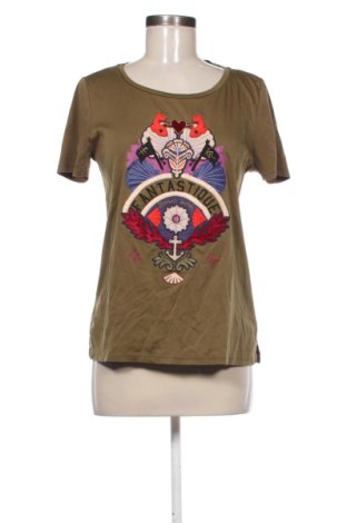 Damski T-shirt Scotch & Soda, Rozmiar M, Kolor Zielony, Cena 84,67 zł, #137190180