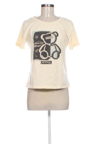 Damski T-shirt Unbranded, Rozmiar L, Kolor ecru, Cena 50,80 zł, #137217658