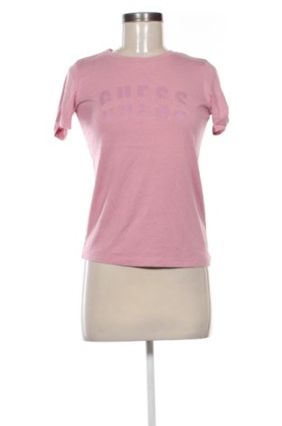 Γυναικείο t-shirt Guess, Μέγεθος XS, Χρώμα Ρόζ , Τιμή 21,00 €, #137223270