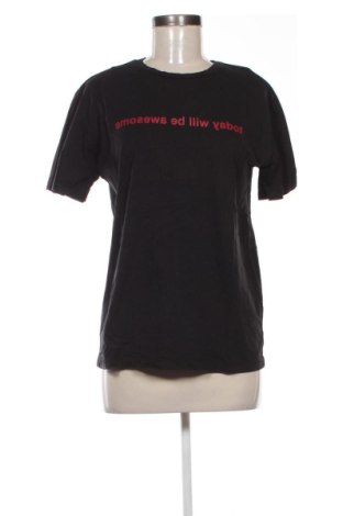 Γυναικείο t-shirt Zara, Μέγεθος L, Χρώμα Μαύρο, Τιμή 9,00 €, #137226683