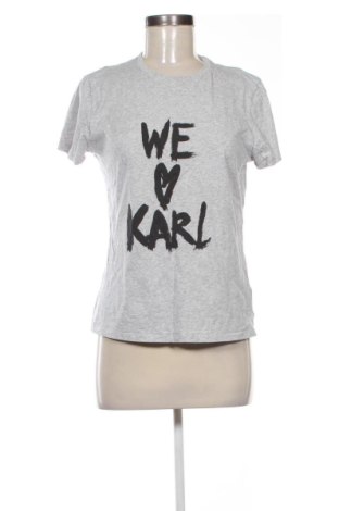 Tricou de femei Karl Lagerfeld, Mărime L, Culoare Gri, Preț 236,21 Lei, #137228378