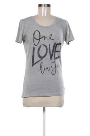 Γυναικείο t-shirt Liu Jo, Μέγεθος M, Χρώμα Γκρί, Τιμή 32,00 €, #137229008