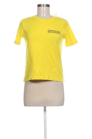 Tricou de femei Calvin Klein, Mărime S, Culoare Galben, Preț 121,99 Lei, #137121779