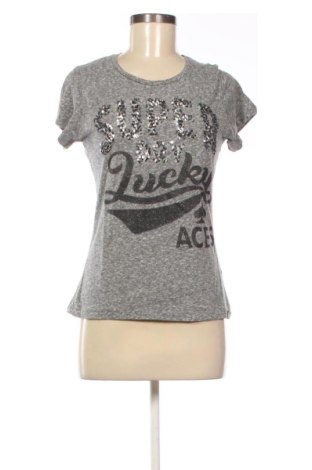 Damen T-Shirt Superdry, Größe M, Farbe Grau, Preis 12,28 €, #137181017