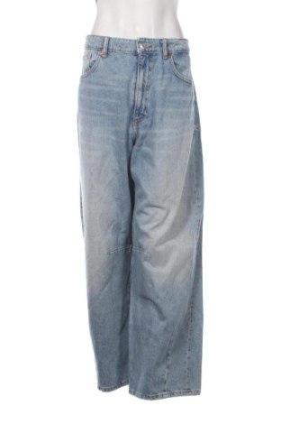 Damskie jeansy Zara, Rozmiar XL, Kolor Niebieski, Cena 62,99 zł, #136930421