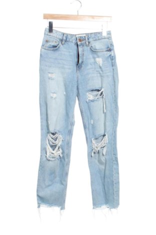 Дамски дънки Bershka, Размер S, Цвят Син, Цена 19,00 €, #136995108