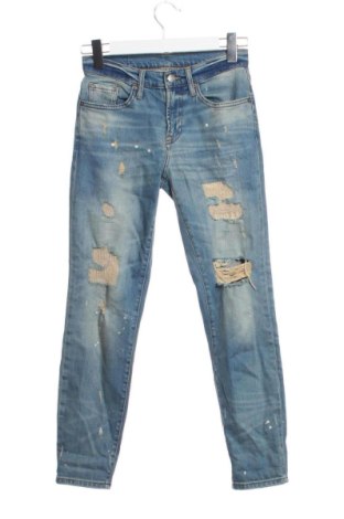Blugi de femei Zara, Mărime S, Culoare Albastru, Preț 68,24 Lei, #137125047