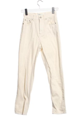 Dámské džíny  Pull&Bear, Velikost XXS, Barva Krémová, Cena  388,00 Kč, #137135046
