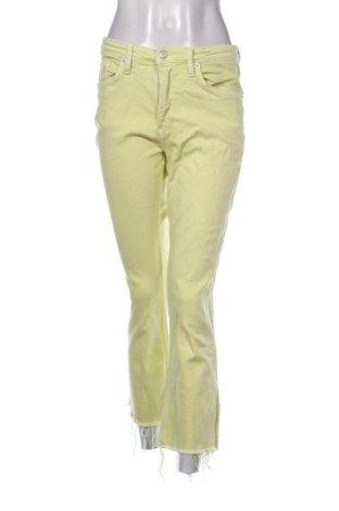 Damskie jeansy Zara, Rozmiar M, Kolor Żółty, Cena 80,44 zł, #137185582