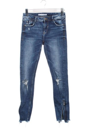 Дамски дънки Zara, Размер M, Цвят Син, Цена 15,00 €, #137189367
