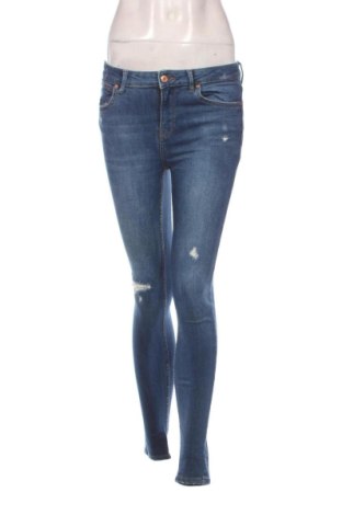 Dámské džíny  Bershka, Velikost S, Barva Modrá, Cena  315,00 Kč, #137211456