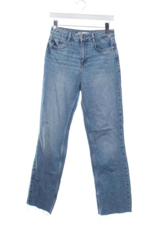 Damskie jeansy Zara, Rozmiar XS, Kolor Niebieski, Cena 59,27 zł, #137219338