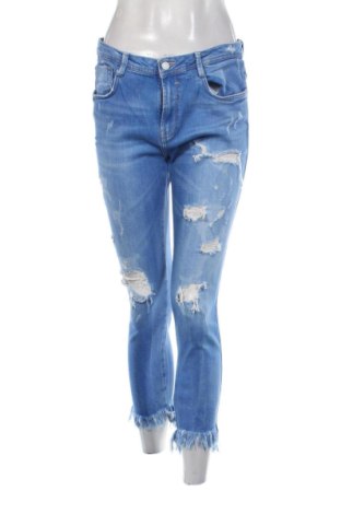 Γυναικείο Τζίν Zara, Μέγεθος L, Χρώμα Μπλέ, Τιμή 29,58 €, #137237423
