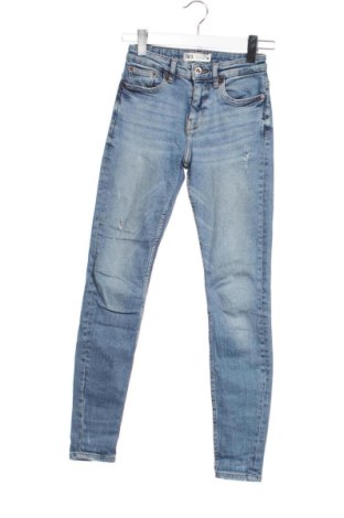 Дамски дънки Zara, Размер XS, Цвят Син, Цена 14,00 €, #137147496
