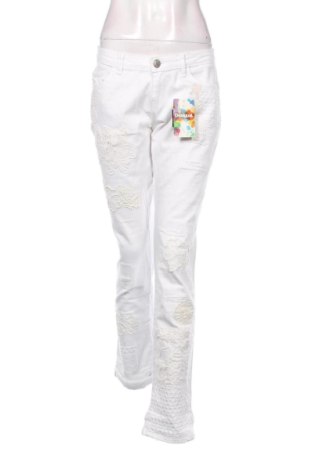 Női farmernadrág Desigual, Méret XL, Szín Fehér, Ár 10 284 Ft, #137173061